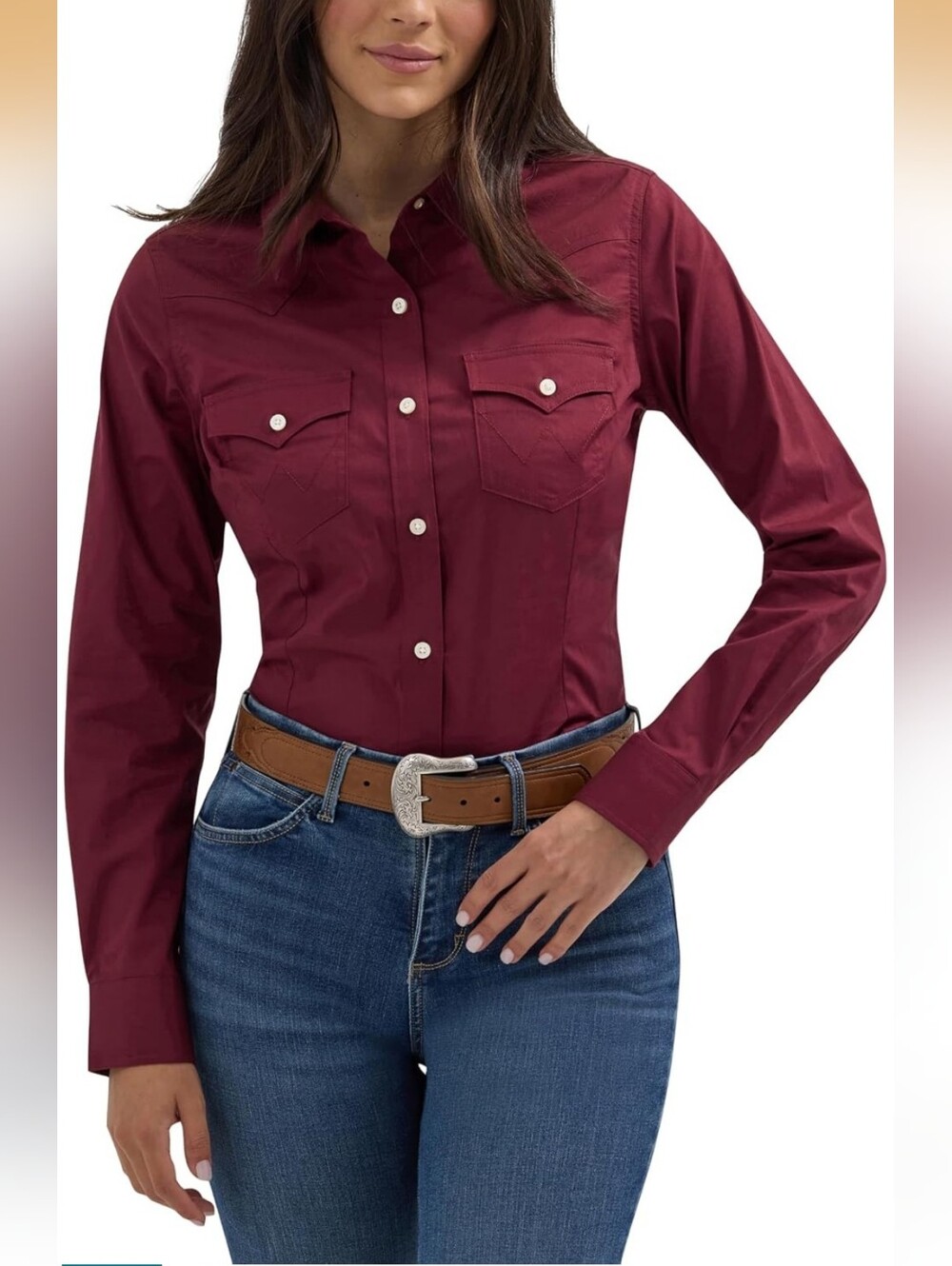 Wrangler Women's Western Women's Retro Button-Down Shirt